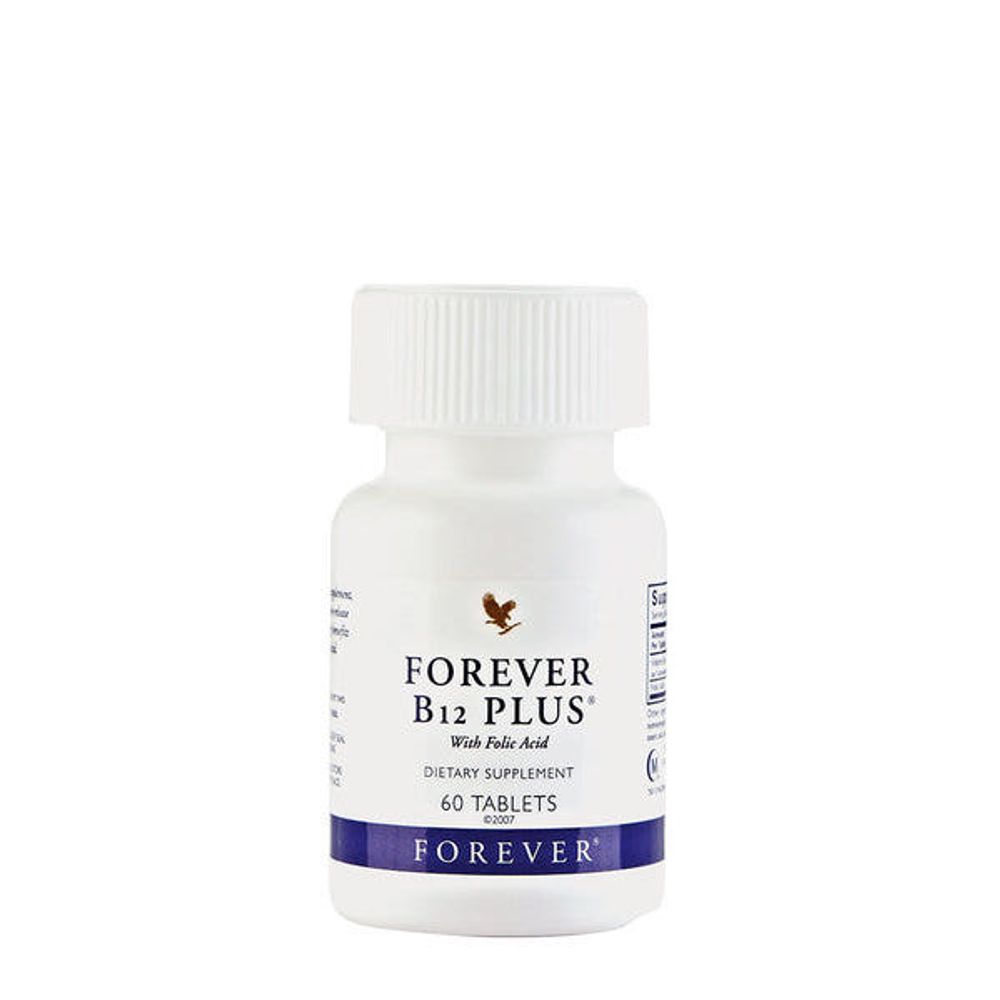 FOREVER® Vitamin B12 Plus® with Folic Acid (60 Tablets) Essential Prenatal & Energy Support
